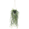 UV Resistant Artificial Hanging Pearls - 56cm Potted String of Pearls
