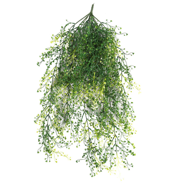 Artificial Hanging Plant (Mixed Green String of Pearls) UV Resistant 90cm - image 1