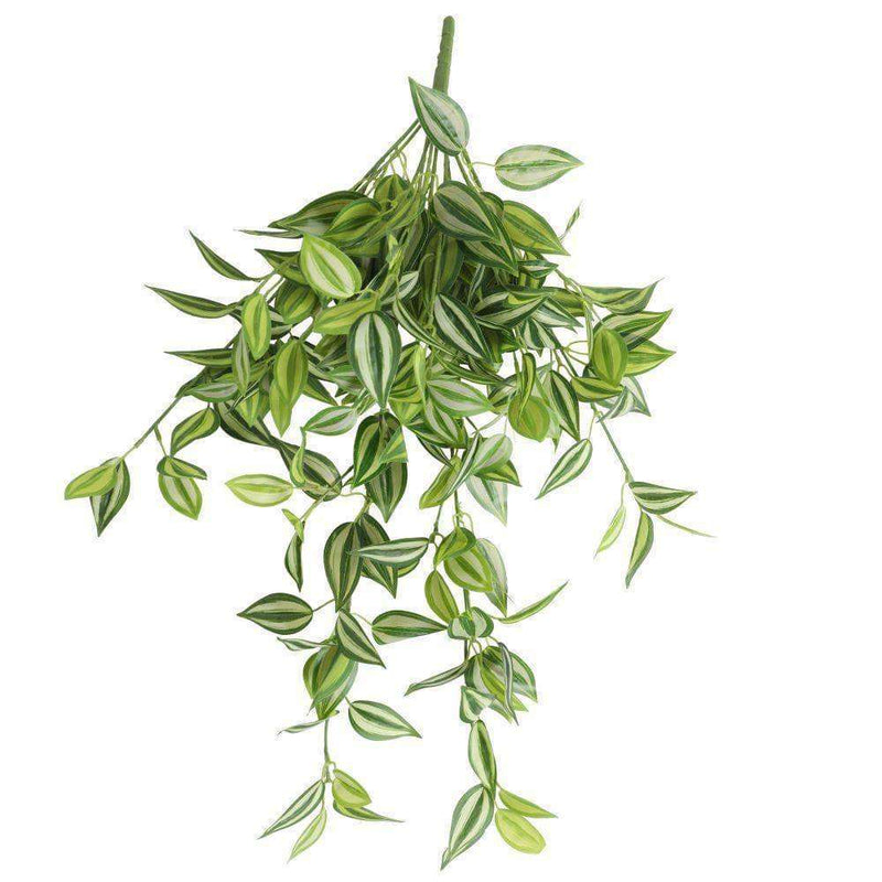 Artificial Hanging Plant - Mixed Philodendron Bush - 80cm - Designer Vertical Gardens artificial garden wall plants artificial green wall australia