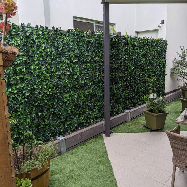 Artificial Ivy Hedge Panel 1m x 1m - UVTEX Certified UV Resistant - image 8