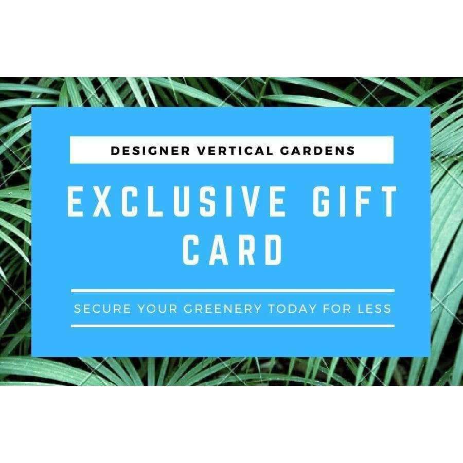 Artificial Plant Gift Card - Designer Vertical Gardens artificial green wall sydney artificial vertical garden melbourne
