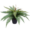 Load image into Gallery viewer, Artificial Potted Fishtail Fern 55cm - Designer Vertical Gardens artificial vertical garden plants artificial vertical garden wall
