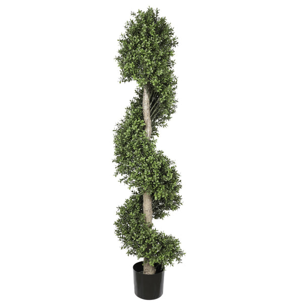 150cm UV Resistant Artificial Topiary Spiral Tree | Faux Boxwood for Outdoor & Indoor - image 1