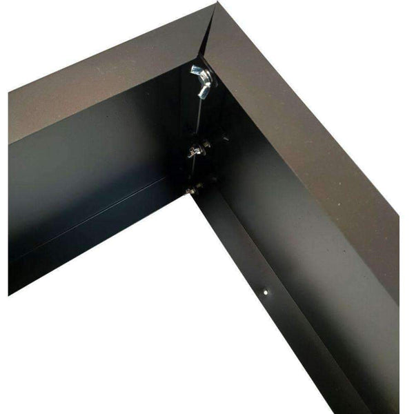 Black Metal Planter Medium — detail view