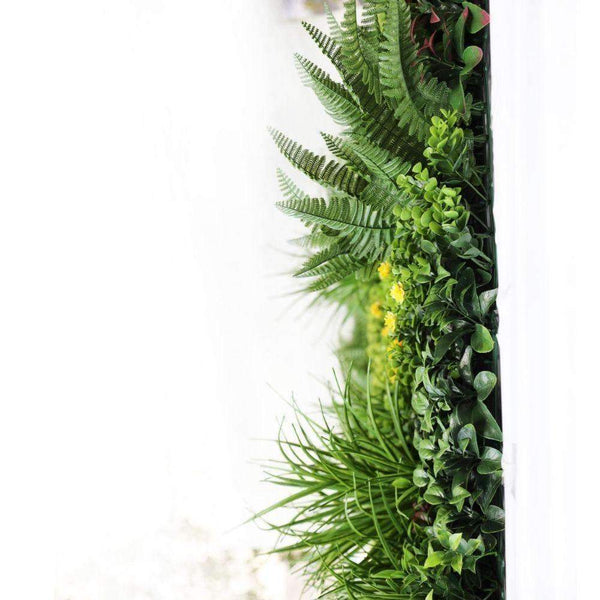 Luxury Country Fern Artificial Vertical Garden / Green Wall 100cm x 100cm UV Resistant