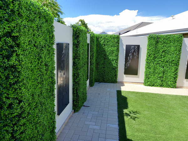 Dense Buxus Artificial Hedge Tile 1m x 1m - UV Certified — gallery image 8