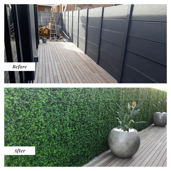 Dense Buxus Artificial Hedge Tile 1m x 1m - UV Certified - image 4