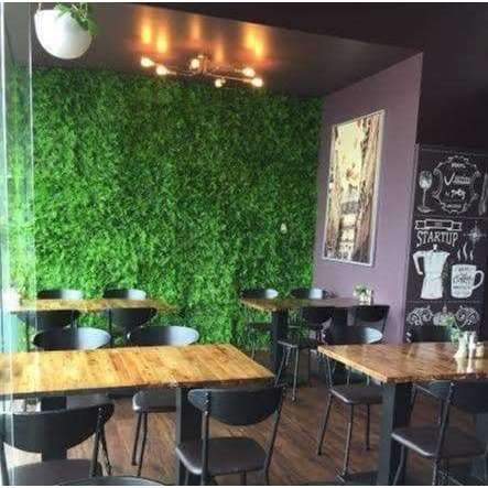Dense Fern Artificial Green Wall 1m x 1m - UVTEX Certified UV Resistant - image 11