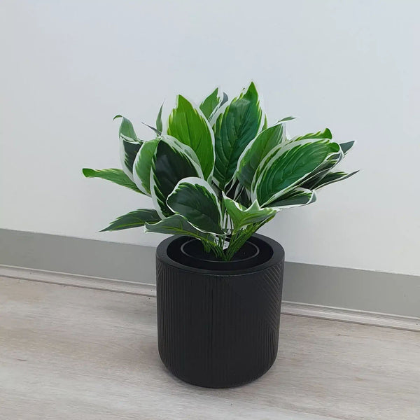 Dense Potted Artificial Calathea Plant 35cm - image 6