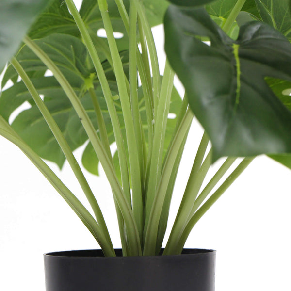 Dense Potted Artificial Split Philodendron Plant With Real Touch Leaves 50cm - image 6
