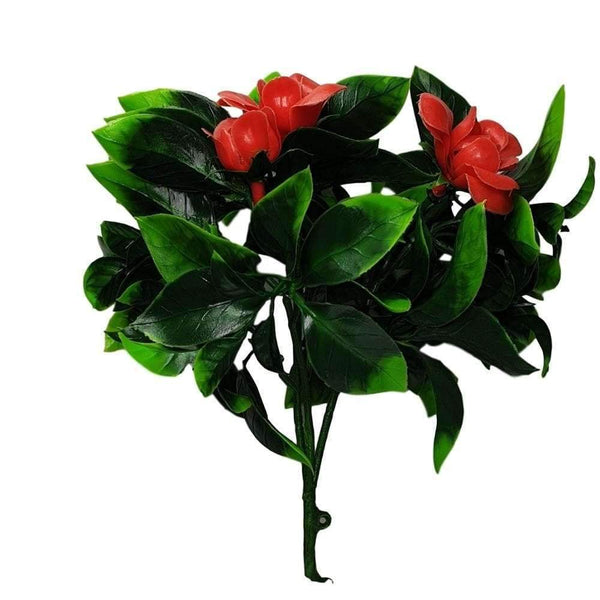 Elegant Red Rose Artificial Green Wall 100cm x 100cm - UVTEX Certified UV Resistant - image 2