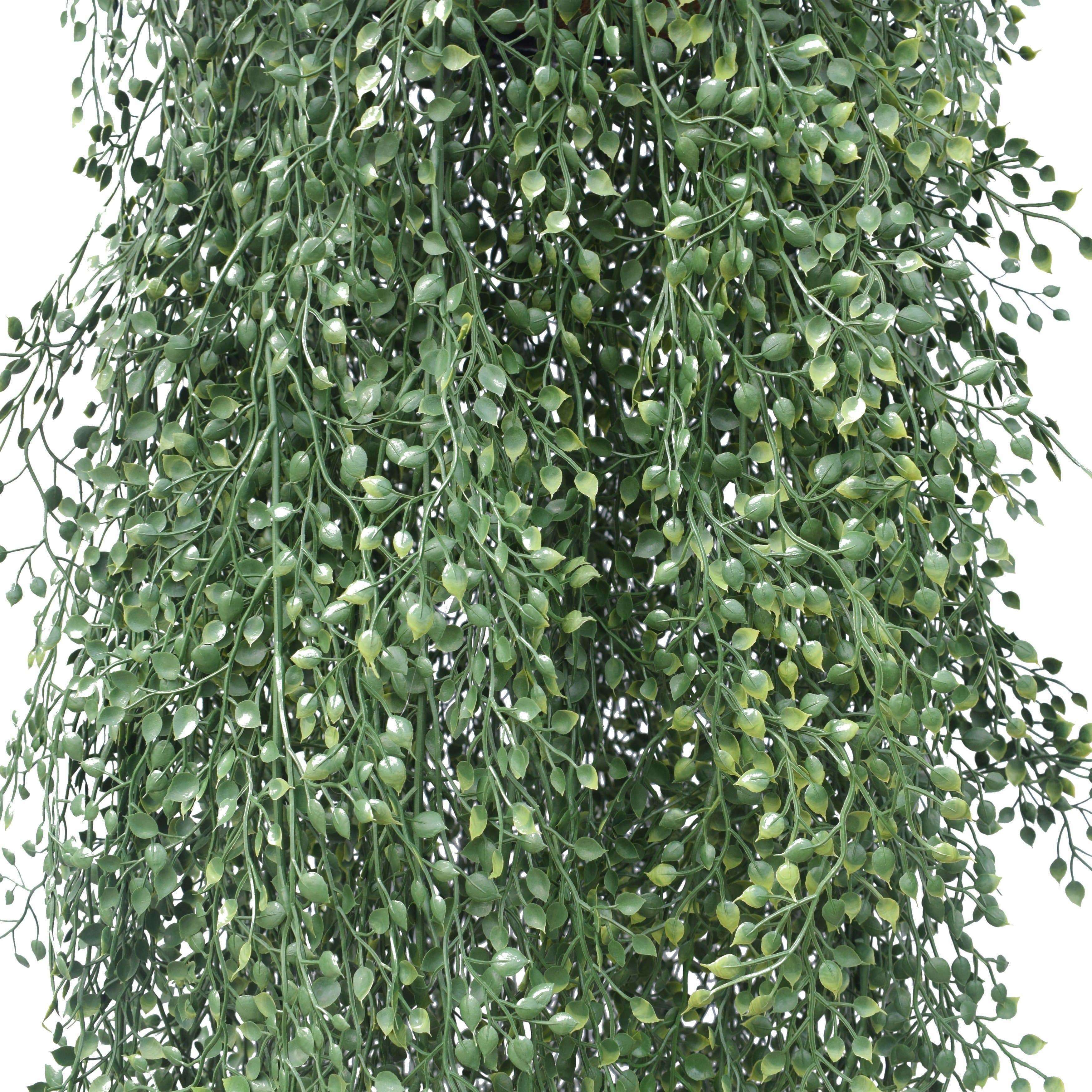 English Artificial Hanging Basket 110cm - Designer Vertical Gardens artificial green wall sydney artificial vertical garden melbourne