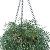 English Artificial Hanging Basket 110cm - Designer Vertical Gardens artificial green wall sydney artificial vertical garden melbourne