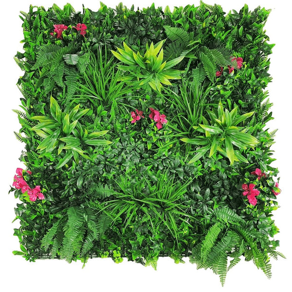 Flowering Lilac Artificial Vertical Garden / Green Wall UV Resistant Sample - image 1