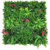 Flowering Lilac Artificial Vertical Garden / Green Wall UV Resistant Sample - Designer Vertical Gardens artificial garden wall plants artificial green wall sydney