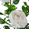 Flowering Natural White Artificial Camellia Tree 100cm - Designer Vertical Gardens Flowering plants vertical garden artificial plants