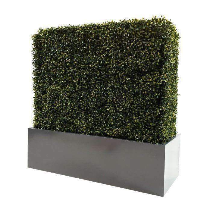 Grey Metal Planter Small - Designer Vertical Gardens artificial green wall sydney artificial vertical garden melbourne
