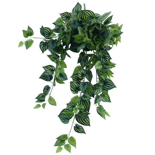 Hanging Artificial Philodendron Bush - 100cm - image 1