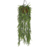 Load image into Gallery viewer, Hanging Mixed Green Artificial Fern Foliage Hanging Basket 135cm UV Resistant - Designer Vertical Gardens