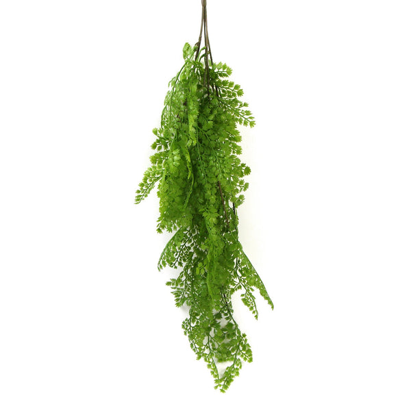 Hanging Native Green Dense Maiden Hair Fern Bush UV Resistant 80cm - image 1