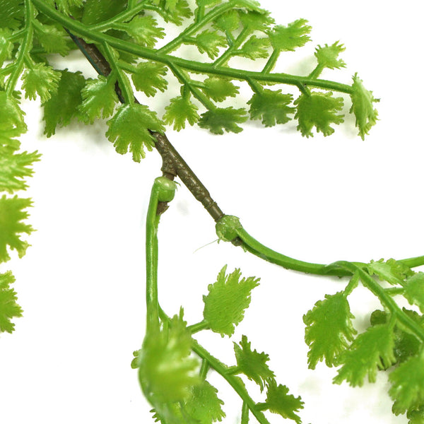 Hanging Native Green Dense Maiden Hair Fern Bush UV Resistant 80cm
