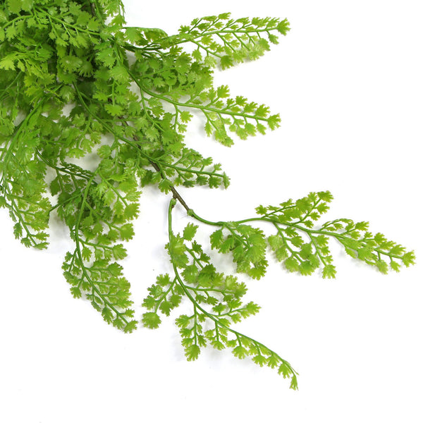 Hanging Native Green Dense Maiden Hair Fern Bush UV Resistant 80cm