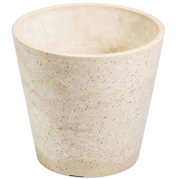 Imitation Stone (White / Cream) Pot 20cm - image 1
