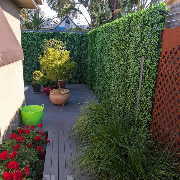 Jasmine Artificial Hedge Panel 100cm x 100cm - UVTEX Certified UV Resistant - image 15