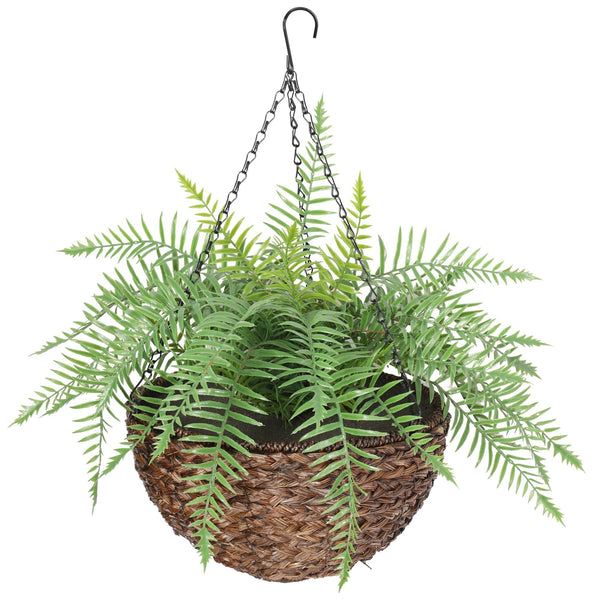 Large Artificial Hanging Basket (Fern Hanging Basket) - image 1