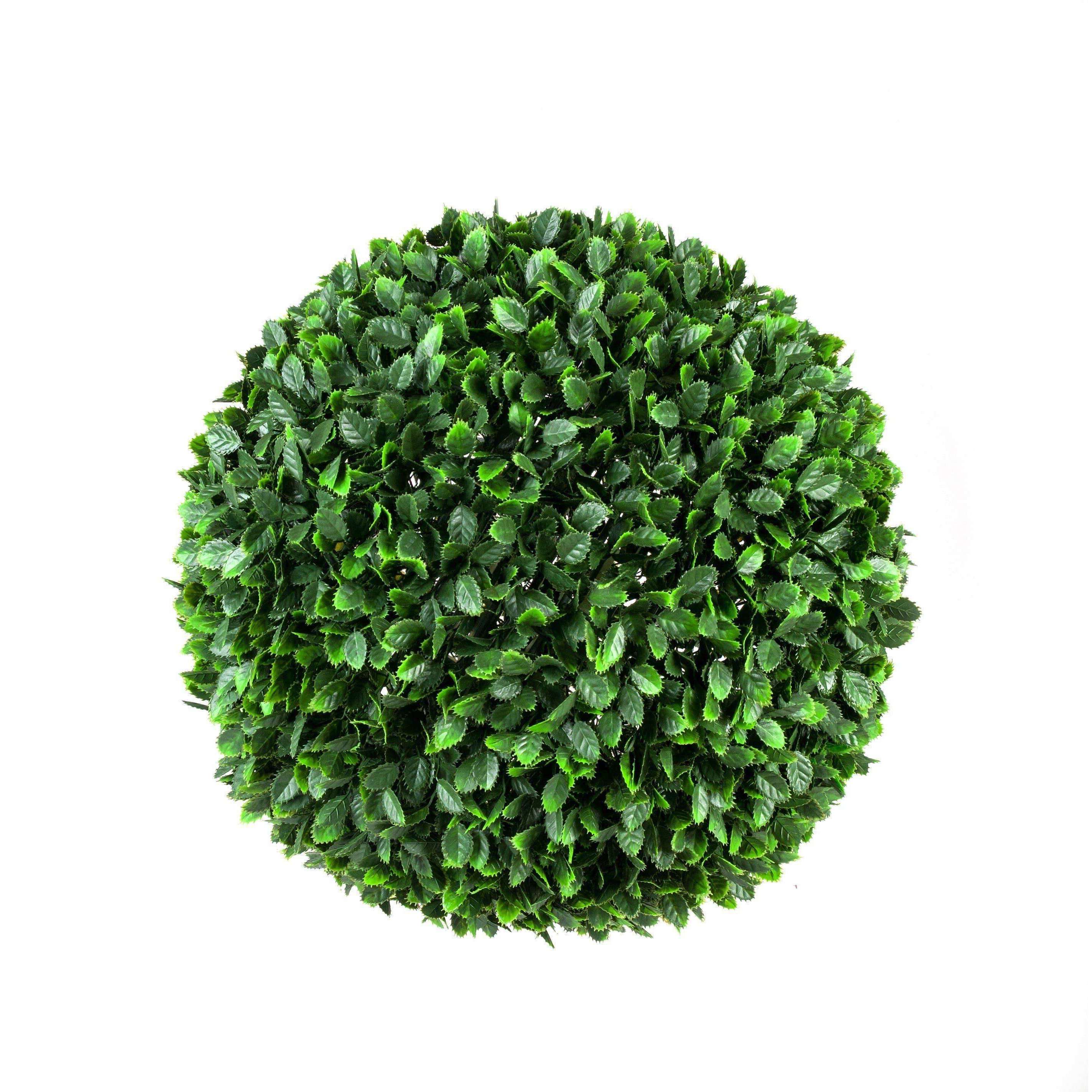 Large Artificial UV Resistant Rose Topiary Ball 48cm - Designer Vertical Gardens artificial green wall sydney artificial hedges sydney