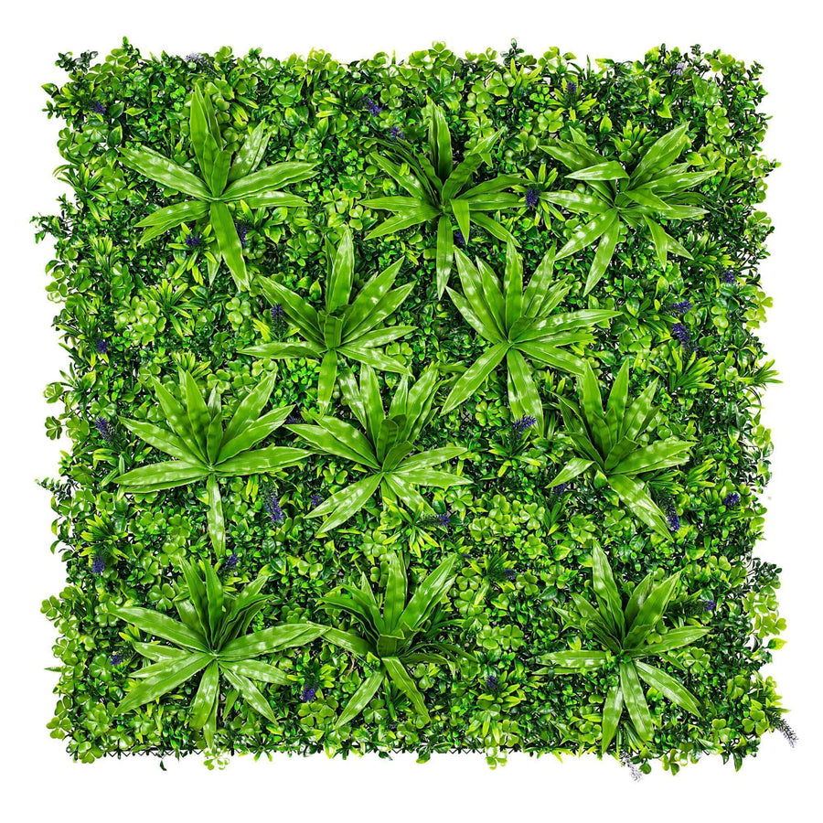 Lavender Artificial Green Wall 1m x 1m - UVTEX Certified UV Resistant