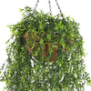 Load image into Gallery viewer, Long Hanging Artificial Ruscus Basket 135cm UV Resistant - Designer Vertical Gardens hanging fern hanging plants