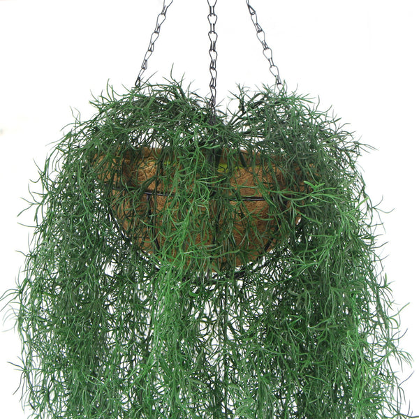 Long Hanging Artificial Spanish Moss Basket 135cm UV Resistant