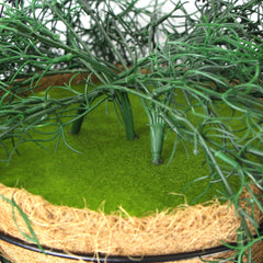 Long Hanging Artificial Spanish Moss Basket 135cm UV Resistant