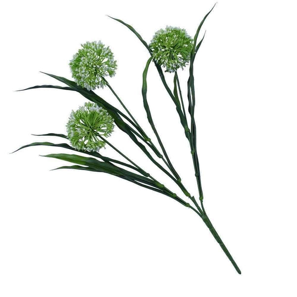 Lush Flowering Artificial Stem - White Hydrangea Stem 35cm - image 1