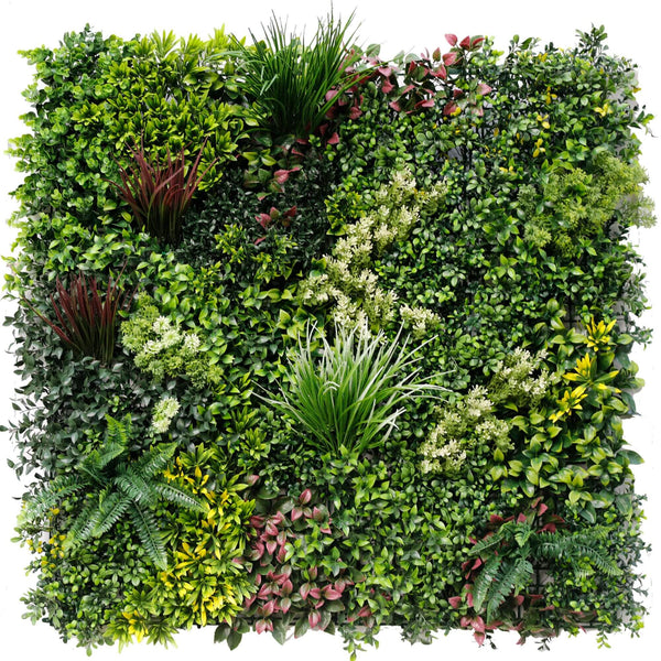 Evergreen Rainforest Recycled Green Wall 1m x 1m - UVTEX Certified UV Resistant - image 1