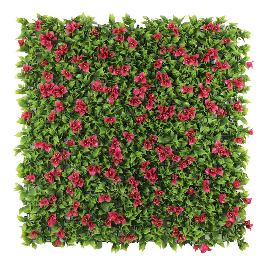Flowering Pink Vertical Garden 1m x 1m - UVTEX Certified UV Resistant