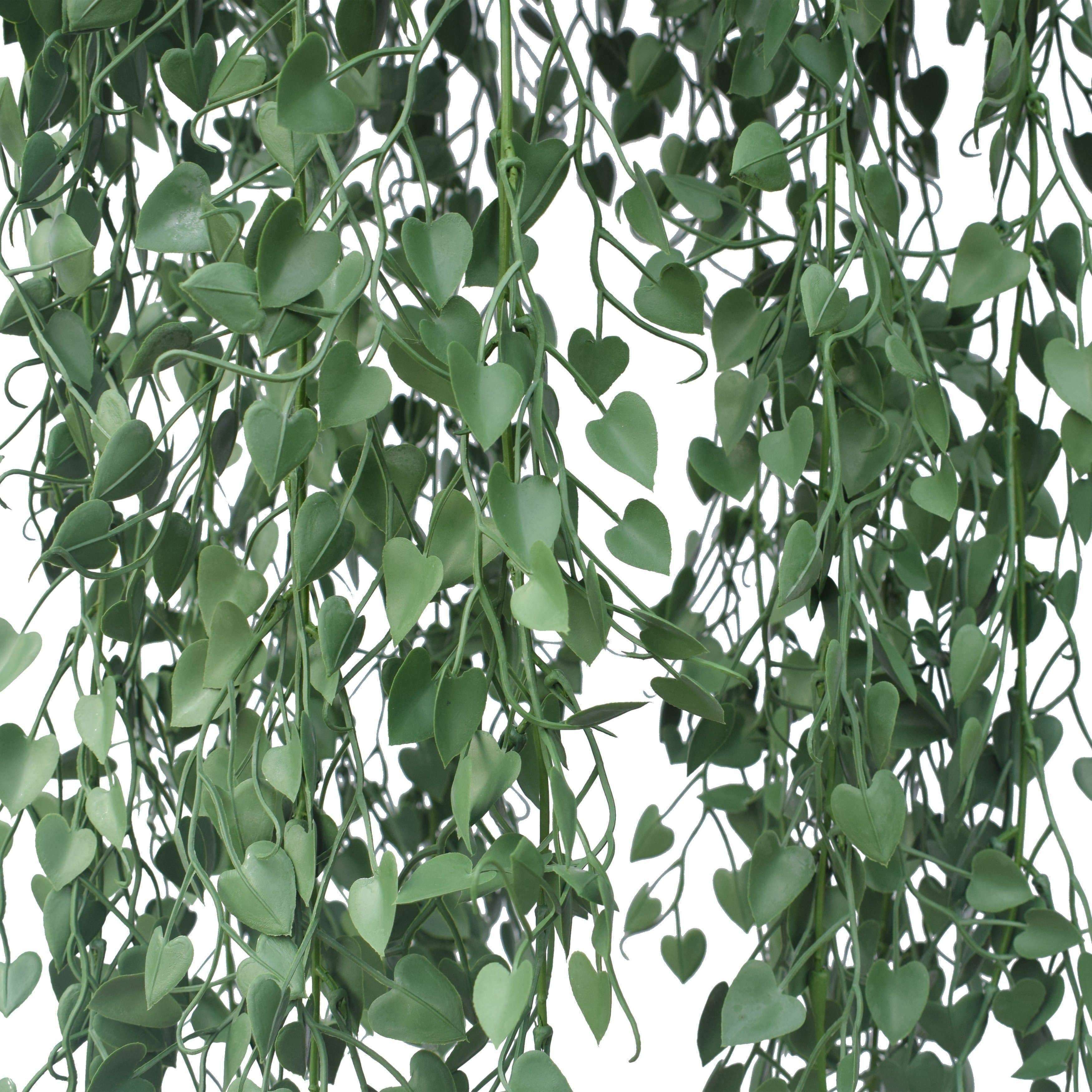 Petal Artificial Hanging Basket 110cm - Designer Vertical Gardens artificial garden wall plants artificial green wall australia