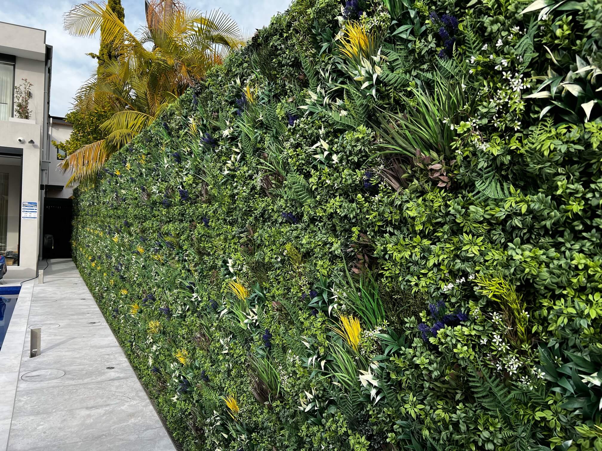 Platinum Garden of Eden Artificial Vertical Garden / Fake Green Wall 1m x 1m UV Resistant - Designer Vertical Gardens artificial garden wall plants artificial green wall australia