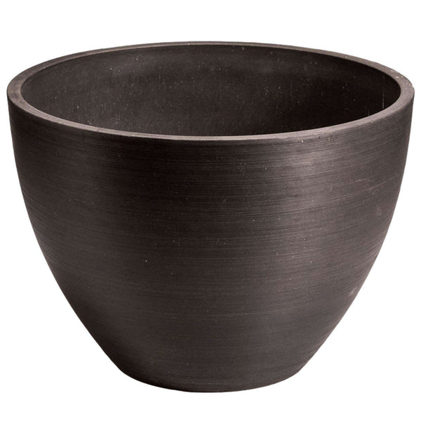 Polished Black Planter Bowl 30cm - image 1