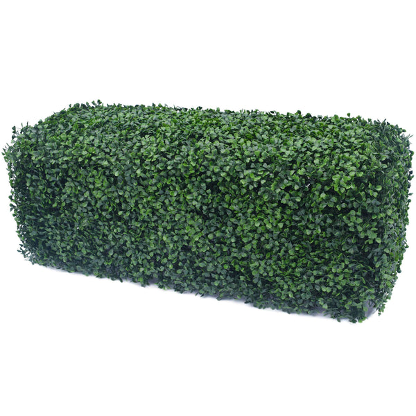 Portable Boxwood Hedge 100cm x 25cm - UVTEX Certified UV Resistant - image 1