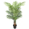 Potted Bushy Artificial Areca Palm Tree 120cm - Designer Vertical Gardens Articial Trees Artificial Trees