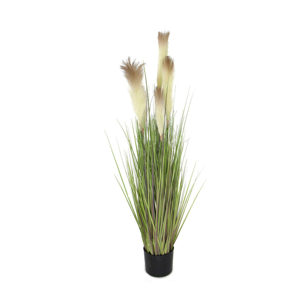 Potted Flowering Artificial Foxtail Plant 110cm - image 1