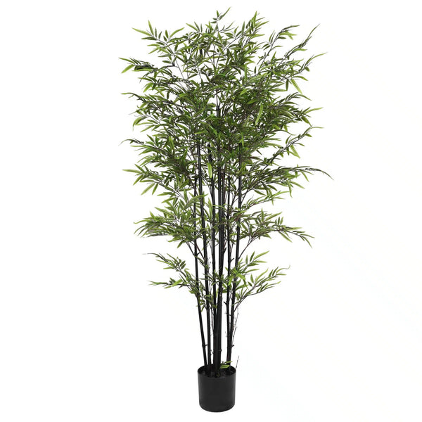 Premium Dense Artificial Black Bamboo 150cm - image 1