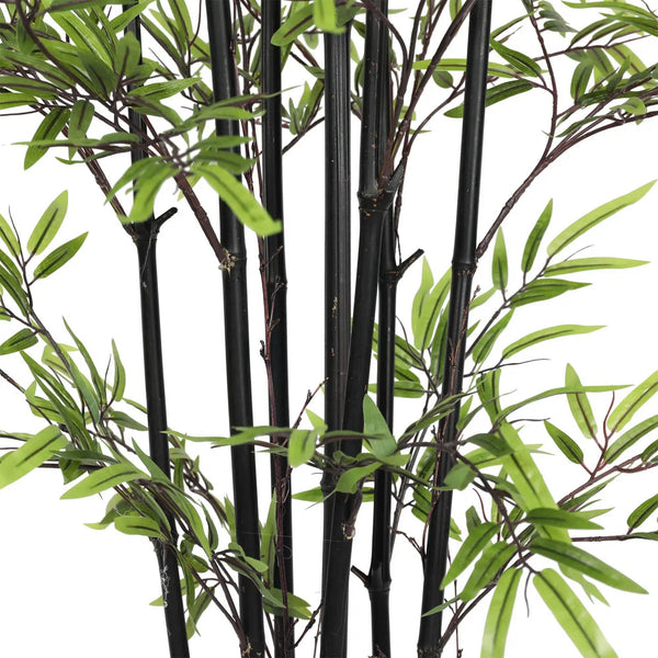 Premium Dense Artificial Black Bamboo 150cm — gallery image 4