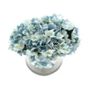 Load image into Gallery viewer, Premium Faux Hydrangea With Glass Vase (Artificial Flowering Blue Hydrangea) 23cm - Designer Vertical Gardens Flowering plants