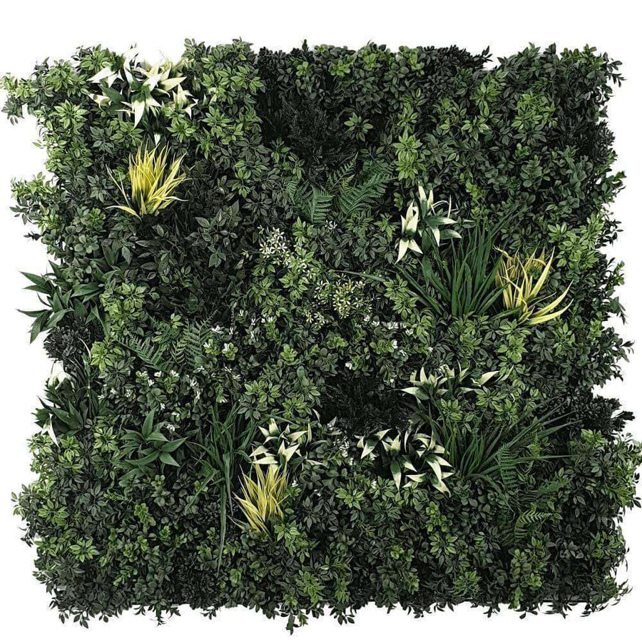 Luxury Green Forest Vertical Garden Green Wall Panel 1m x 1m – SGS UV Resistant & Fire Rated