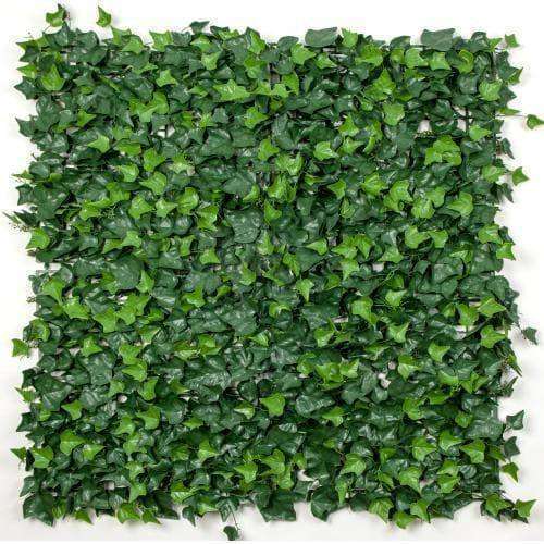 Sample - Artificial Ivy Leaf Hedge (25cm x 25cm) - Designer Vertical Gardens artificial garden wall plants artificial green wall australia