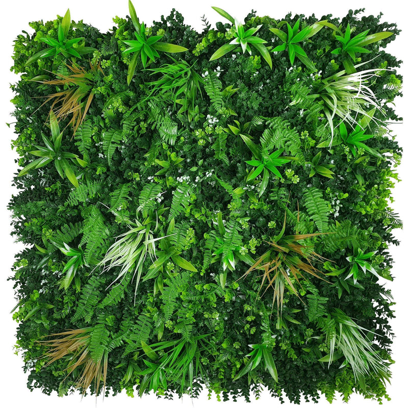 Sample -Wild Tropics Artificial Vertical Garden Panel (25cm x 25cm) - Designer Vertical Gardens artificial garden wall plants artificial green wall australia