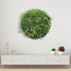 Load image into Gallery viewer, Slimline Artificial Green Wall Disc Art 100cm Country Fern UV Resistant (Black) - Designer Vertical Gardens Artificial vertical garden wall disc